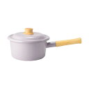 【送料無料】富士ホーロー コットンプラス ソースパン18cm パープル 2.3L C6124609