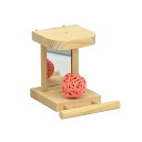 【送料無料】(まとめ)バードトイ ミラー【×5セット】 (鳥用品/玩具)