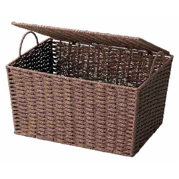 ちどり産業 カラーペーパー 蓋付き ダークブラウン CH-412DBR(3)