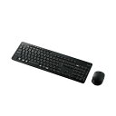 【送料無料】エレコム 無線静音フルキーボード&マウス TK-FDM116SKMBK