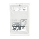 【送料無料】(まとめ) クラフトマン特大ポリ袋 マチ付角底 透明 300L 1パック(10枚) 【×5セット】