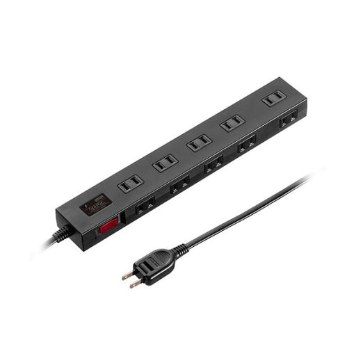 【送料無料】サンワサプライ 雷ガードタップ 2m ブラック TAP-SP2110N-2BK 【送料無料】サンワサプライ 雷ガードタップ 2m ブラック TAP-SP2110N-2BK