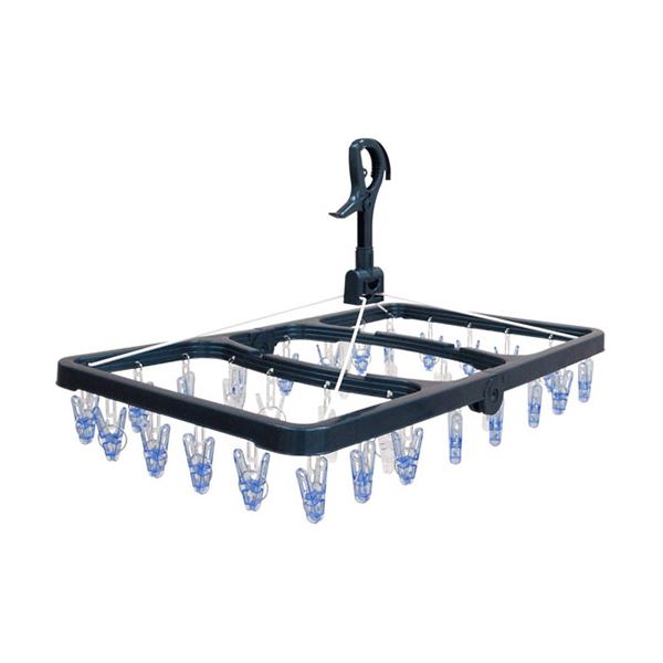 【送料無料】東和産業 CLR 折りたたみ角ハンガーポリカ 32P 20054