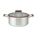 【送料無料】Mデザイン ラミーナ 両手鍋22cm 3.7L C6122608