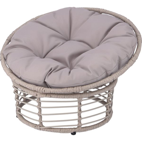 【送料無料】ペット用クッションチェア GY グレー 組立品【代引不可】