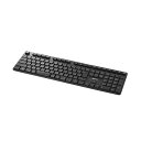 【送料無料】バッファロー無線(2.4GHz) 静音設計 フルキーボード ブラック BSKBW320BK 1台