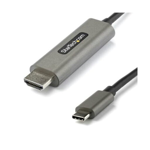 【送料無料】StarTech.com USB TypeC-HDMI 変換ケーブル 5m 4K/60Hz スペースグレー CDP2HDMM5MH1本 【送料無料】StarTech.com USB TypeC-HDMI 変換ケーブル 5m 4K/60Hz スペースグレー CDP2HDMM5MH1本