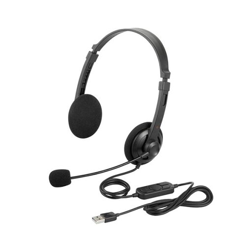【送料無料】バッファロー両耳ヘッドバンド式ヘッドセット ブラック BSHSUH12BK 1個 【送料無料】バッファロー両耳ヘッドバンド式ヘッドセット ブラック BSHSUH12BK 1個
