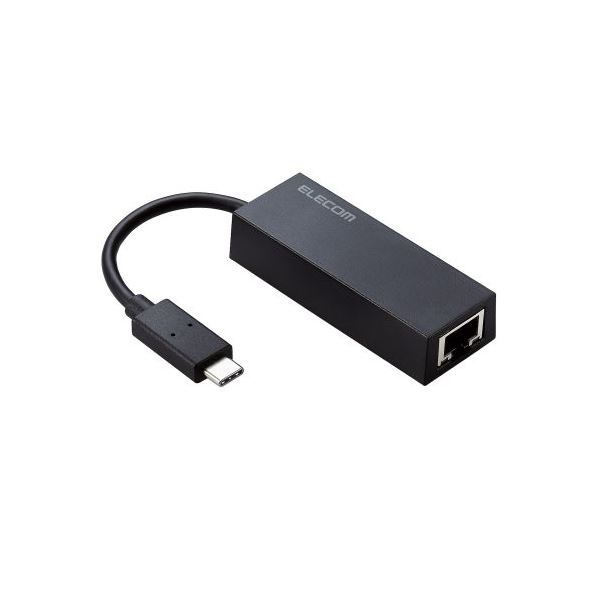 【送料無料】エレコム USB Type-C(TM)コネクター 1Gbps 有線LANアダプター EDC-GUC3V2-B ブラック AV・デジモノ パソコン・周辺機器 ケーブル・ケーブルカバー LANケーブル レビュー投稿で次回使える2000円クーポン全員にプレゼント