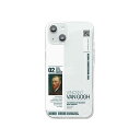 Dparks ソフトクリアケース for iPhone 14 ゴッホ 背面カバー型 DS24138i14(2)