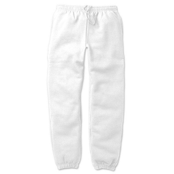 【送料無料】12.4oz ヘビーウェイト 裏起毛 パンツ Mサイズ ホワイト 綿混 男女兼用 保温力抜群 肌触り良い スーパーヘビーウェイト
