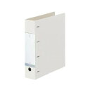 【送料無料】(まとめ) D型リングファイル4穴A4S G1280-0 白 【×5セット】