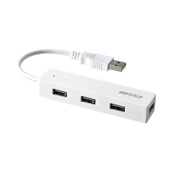 ̵ۥХåե USB2.0ϥ Хѥ 4ݡ ۥ磻 BSH4U050U2WH 1