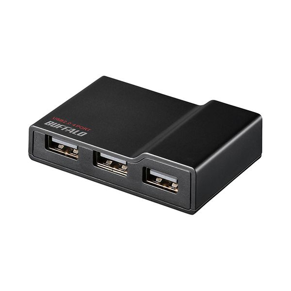 【送料無料】バッファロー USB3.0 バスパワー Type-Aハブ 4ポート ブラック BSH4A11BK 1個