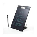 【送料無料】サンワサプライ クリップ付き電子メモパッド ブラック DH-320BK