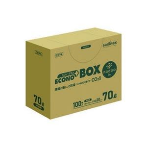 【送料無料】日本サニパック nocooエコノプラスBOX半透明70L 100枚 CE74 生活用品・インテリア・雑貨 文具・オフィス用品 袋類 ビニール袋 レビュー投稿で次回使える2000円クーポン全員にプレゼント