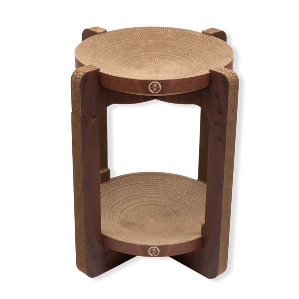 【送料無料】バリバリボウルタワーXL ダークブラウン (猫用玩具)