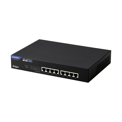 【送料無料】エレコムレイヤー2 Giga対応 PoE アンマネージスイッチ 8ポート EHB-UG2D08-PL 1台 【送料無料】エレコムレイヤー2 Giga対応 PoE アンマネージスイッチ 8ポート EHB-UG2D08-PL 1台
