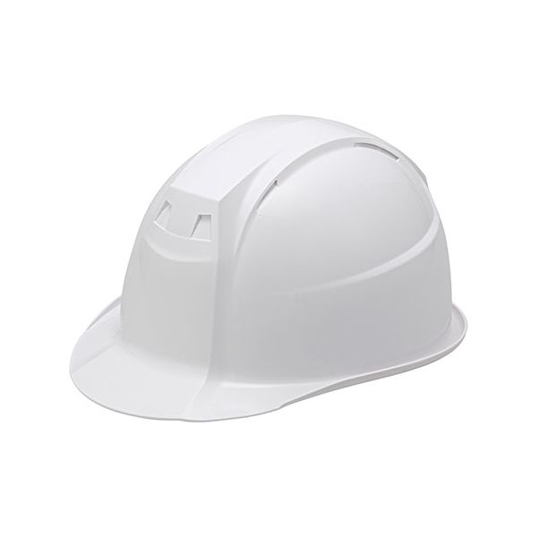 【送料無料】加賀ヘルメット Foシリーズ・保護ヘルメット KGFoI-1 通気孔なし・通常バイザー 内装プラスチック ホワイト 1FO101KGKG0T10