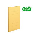 【送料無料】(まとめ)TANOSEE 背幅伸縮フラットファイル バインダー 2穴 A4タテ 1000枚収容 黄 30冊(3)