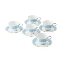 【送料無料】ノリタケ レースウッドゴールド ティー・コーヒー碗皿5客セット カップφ9.2×6.5cm、ソーサーφ15.1×2.3cm C6091585