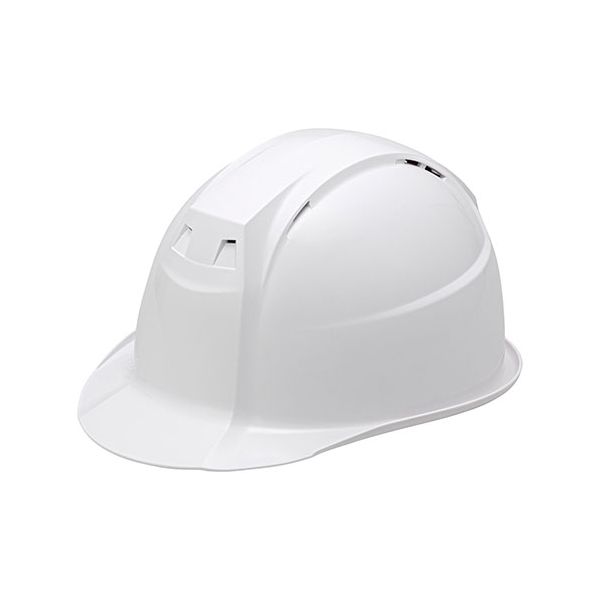 【送料無料】加賀ヘルメット Foシリーズ・保護ヘルメット KGFoII-1F 通気孔あり・通常バイザー エアアシスト 内装プラスチック ホワイト 1FO201KGKG0T1F