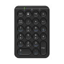 【送料無料】アイクレバーテンキー Bluetooth ブラック IC-KP08-BK 1個