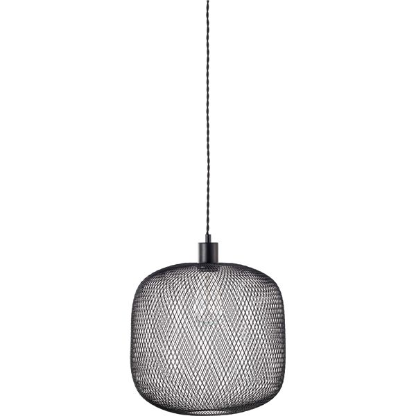 【送料無料】ライト ブラック 約φ33×H32.5cm （コード長：1m） 組立式