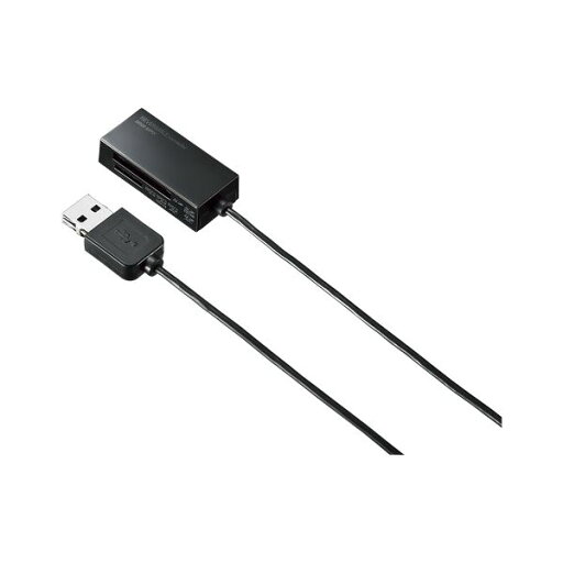 【送料無料】サンワサプライ USB2.0 カードリーダー ADR-MSDU3BKN 【送料無料】サンワサプライ USB2.0 カードリーダー ADR-MSDU3BKN