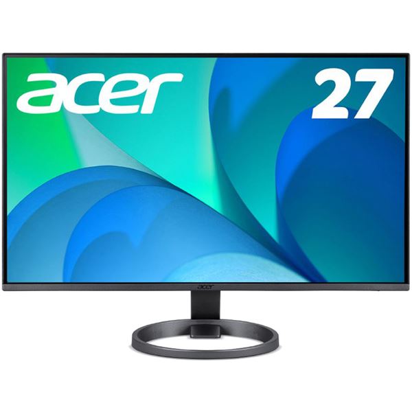 【送料無料】Acer Vero27インチワイド液晶ディスプレイ(27型/1920×1080/HDMI、ミニD-Sub/ブラック/スピーカー搭載/IPS/非光沢/フルHD/250cd/1ms) RL272ymiixv AV・デジモノ パソコン・周辺機器 液晶モニター レビュー投稿で次回使える2000円クーポン全員にプレゼント