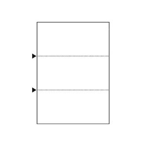 【送料無料】（まとめ）マルチプリンタ帳票（FSC森林認証紙） A4白紙3面 100枚入×5冊