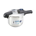 【送料無料】パール金属 クイックエコ 3層底切り替え式圧力鍋4.5L H-5041