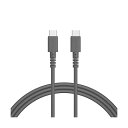 【送料無料】オウルテックMOTTERU C to C シリコンケーブル スモーキーブラック 2m MOT-SCBCCG200-BK 1本(2)