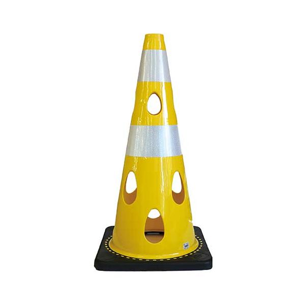 【送料無料】カーボーイ 穴あきコーン イエロー