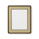 【送料無料】角が丸い 色紙額 隅丸布マット色紙 4号 333×242mm ウグイス 日本製 布マット 木製 フレーム 色紙額縁 額 額縁