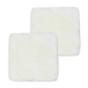 【送料無料】短毛ムートンシートクッション 40×40cm 2枚セット アイボリー【代引不可】(3)