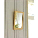 【送料無料】割れない 鏡 壁掛け ミラー 〔 Sサイズ 340mm×240mm ナチュラル 〕 ガラス不使用 日本製 防災 地震対策 ウォールミラー