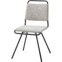 【送料無料】パーソナルチェア 約幅48×奥行57.5×高さ84×座面高44.5cm ライトグレー スチール 回転式 チェア リビング 組立式