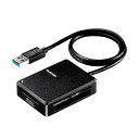【送料無料】エレコムUSB3.0対応メモリカードリーダ 高速化ソフト対応タイプ MR3-C402BK 1個