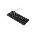 【送料無料】エレコム 有線メカニカルテンキーレスキーボード TK-MC30UKTBK