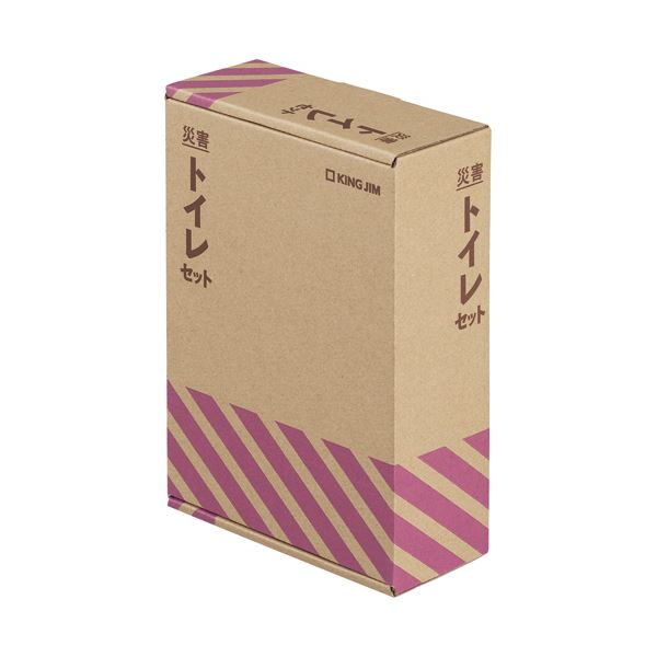 （まとめ） キングジム 災害トイレセットIITLS-300 1箱 【×3セット】