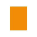 (業務用2セット) 北越製紙 カラーペーパー/リサイクルコピー用紙 【B5 500枚×5冊】 日本製 オレンジ