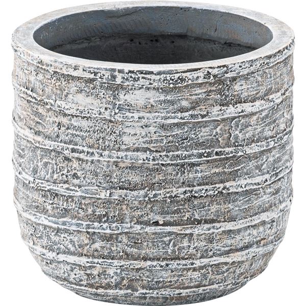 【送料無料】鉢カバー プランターカバー 約幅25.5×奥行25.5×高さ22cm グレー グリーンベース 完成品 リ..