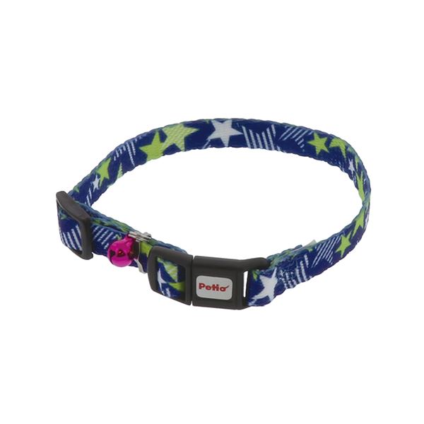 【送料無料】（まとめ）CAT COLLAR スターカラー ブルー【×5セット】 (猫用品/首輪) ホビー・エトセトラ ペット 猫 ハーネス レビュー投稿で次回使える2000円クーポン全員にプレゼント