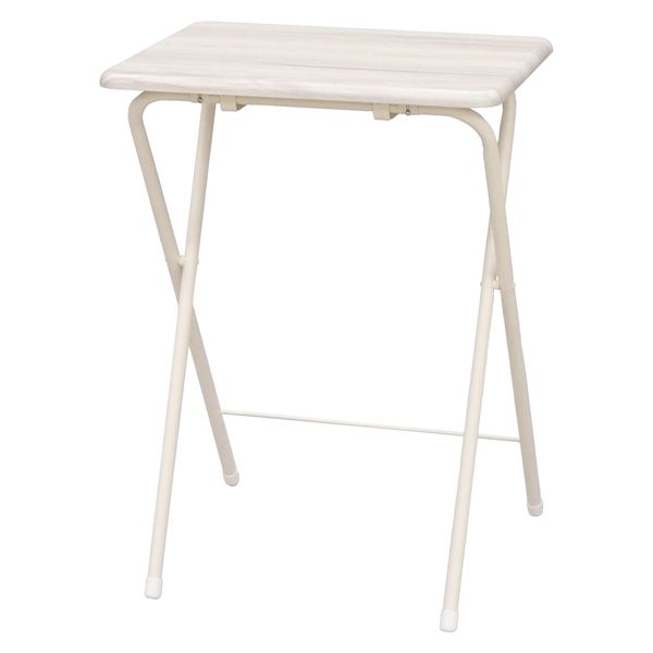 【送料無料】折畳テーブル Mサイズ グレー×ホワイト【代引不可】