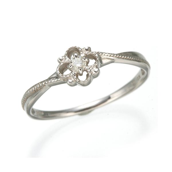 【送料無料】K10 ホワイトゴールド ダイヤリング 指輪 スプリングリング 184282 11号 ファッション リング・指輪 天然石 ダイヤモンド レビュー投稿で次回使える2000円クーポン全員にプレゼント