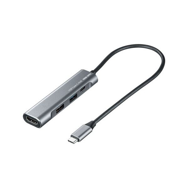 【送料無料】サンワサプライHDMIポート付 USB Type-Cハブ USB-3TCH37GM 1個