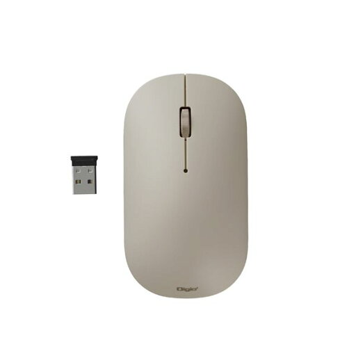 【送料無料】Digio2 無線 マウス 3ボタン/BlueLED MUS-RKT230GY グレージュ 【送料無料】Digio2 無線 マウス 3ボタン/BlueLED MUS-RKT230GY グレージュ