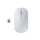 【送料無料】Digio2 無線 マウス 3ボタン/BlueLED MUS-RKT230W ホワイト