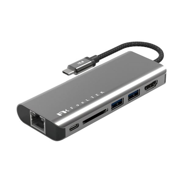 【送料無料】フィールドスリーPortable 6 in 1 USB-C ハブ HCM006AP2F 1個